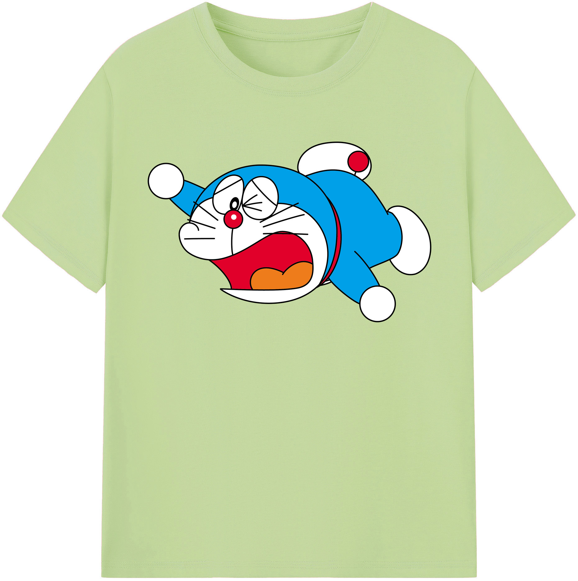 （画像用） ドラえもん Doraemon 綿100％半袖Tシャツ（フロントプリント）